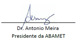 assinatura presidente abamet